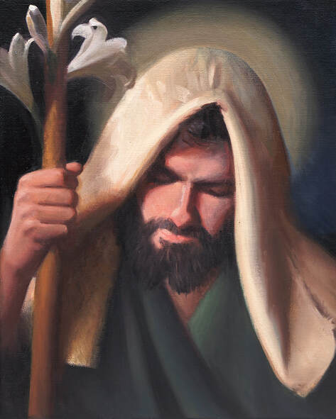 St. Joseph the Humble original painting by John Folley